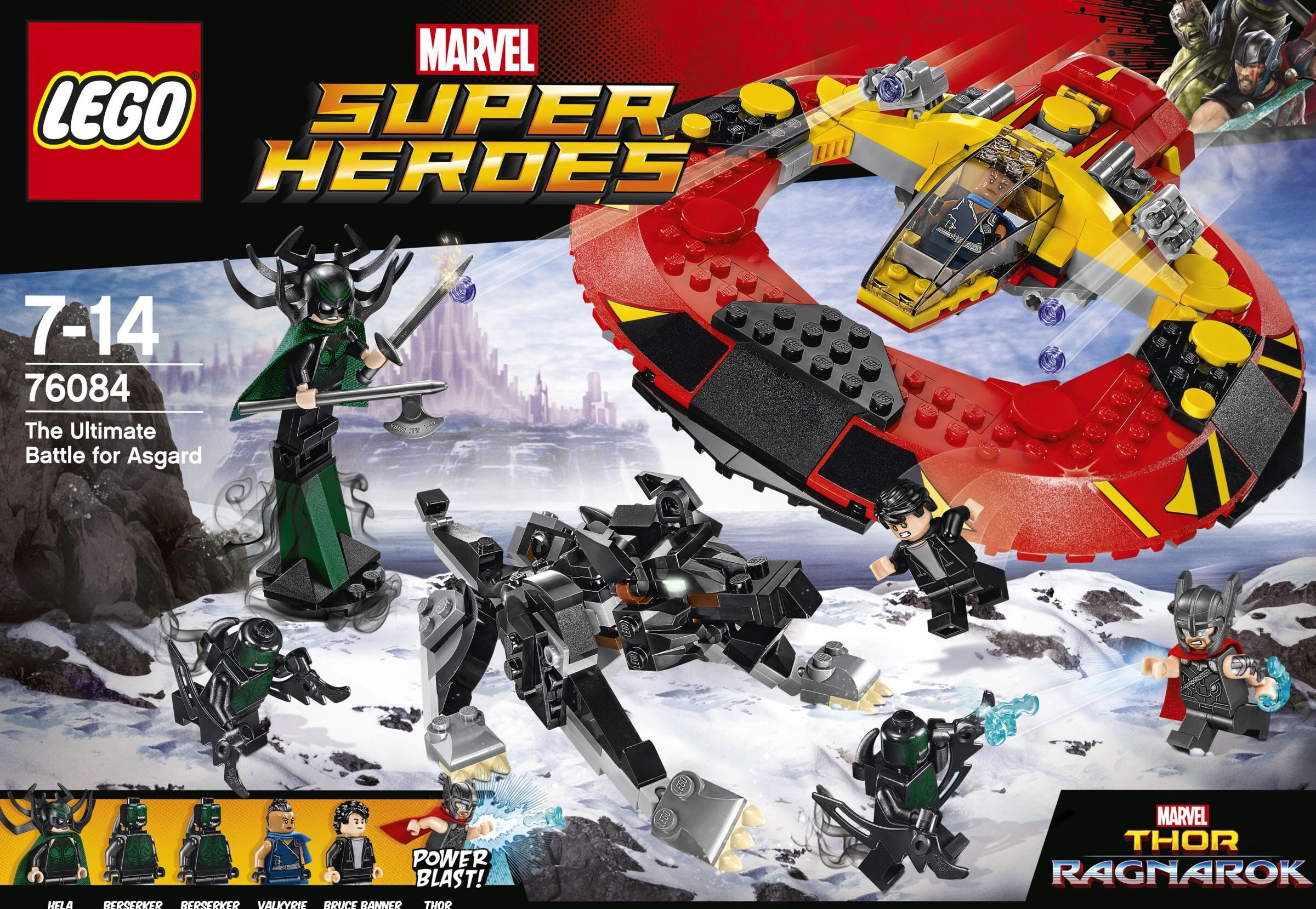 lego marvel thor ragnarok sets