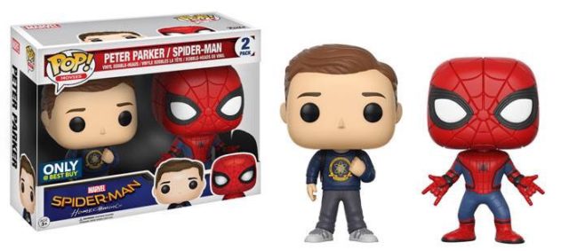 Best Buy Exclusive Spider-Man Homecoming POP Vinyl Two-Pack