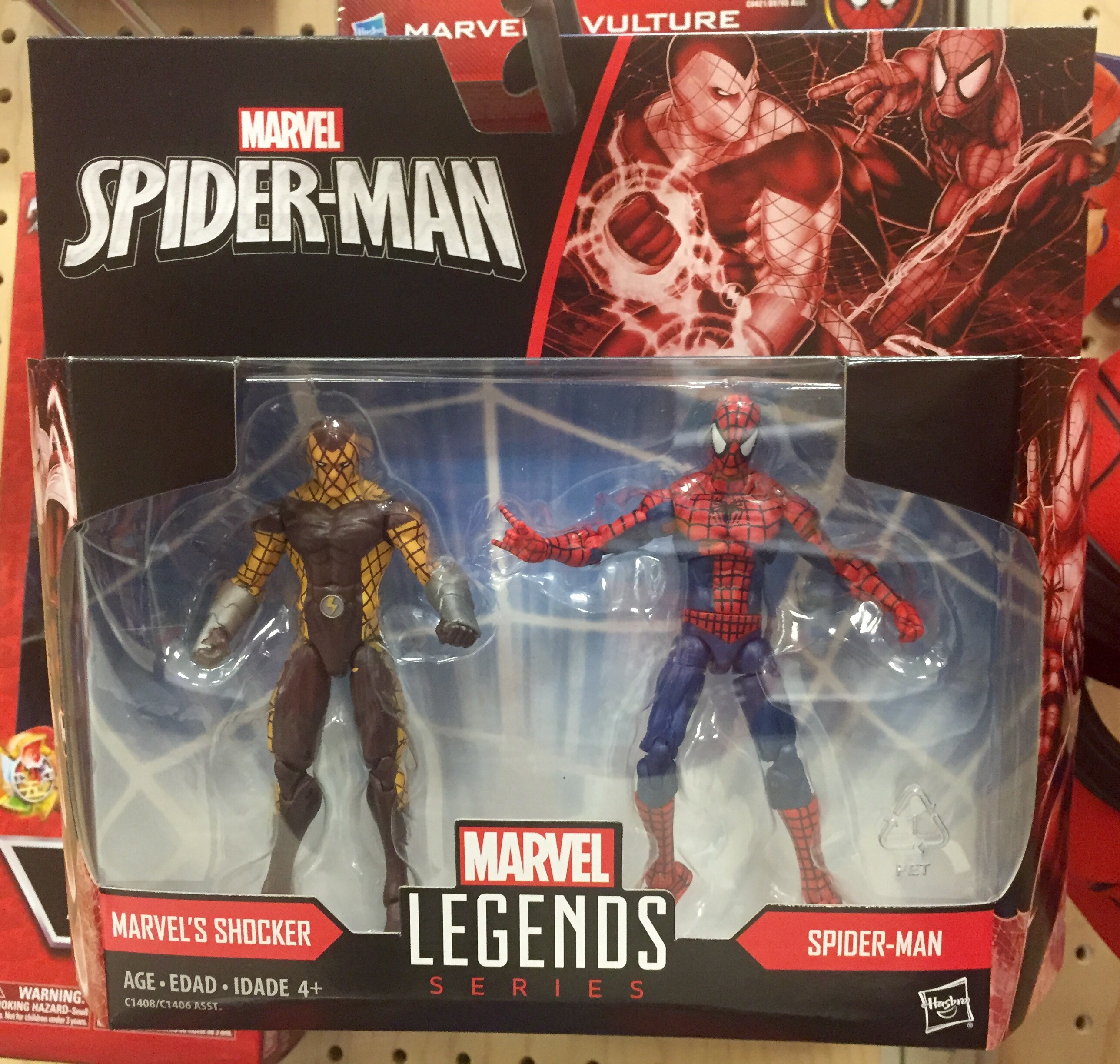 Marvel Legends Series Ultimate SPIDER-MAN 2 Pack VAUTOUR & SPIDER-MAN 2017 