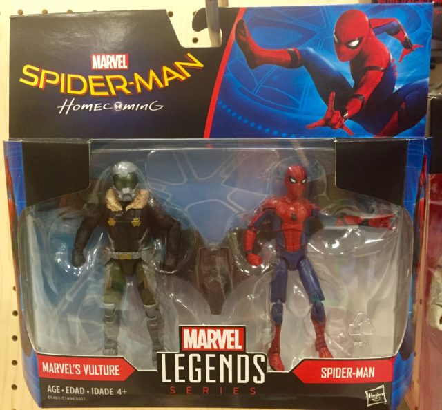 Marvel Legends Spider-Man Homecoming Vulture Spider-Man 2-Pack Packaged