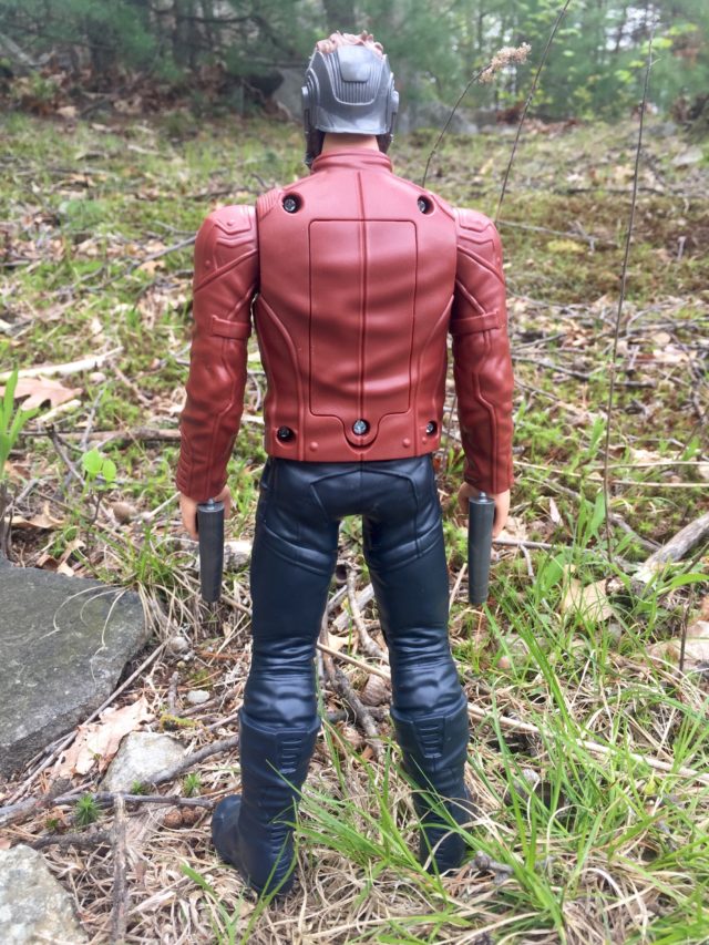 Back of Music Mix Star-Lord Guardians of the Galaxy 2 12" Figure