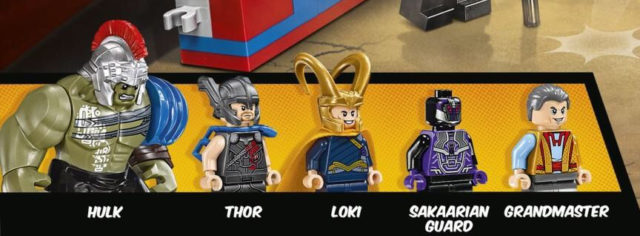 LEGO Thor Ragnarok Minifigures Gladiator Hulk Loki Grandmaster