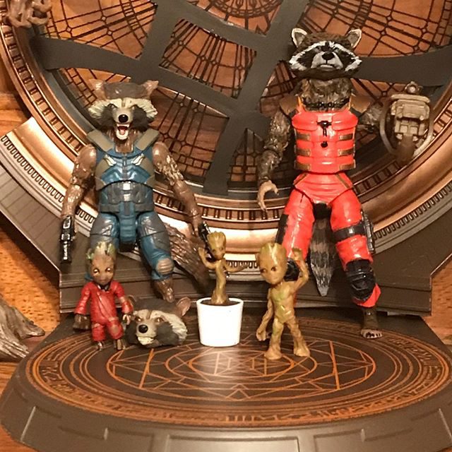 Marvel Legends 2017 Rocket Raccoon and Baby Groot Figures