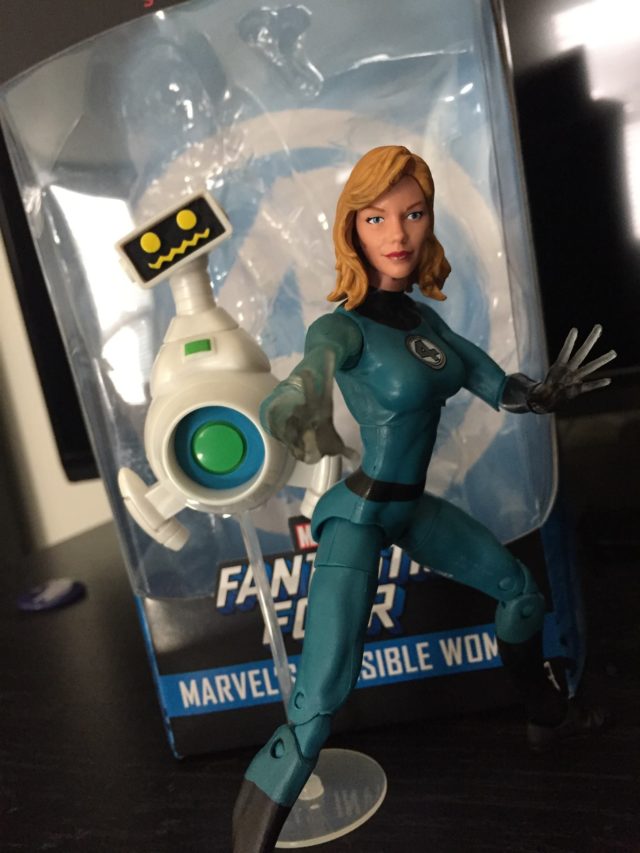 Marvel Legends 2017 Walgreens Exclusive Invisible Woman Figure and HERBIE Robot