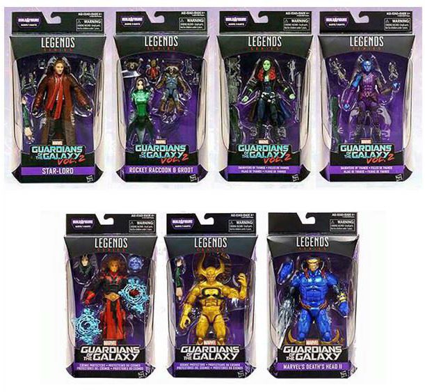 marvel legends guardians of the galaxy action figures