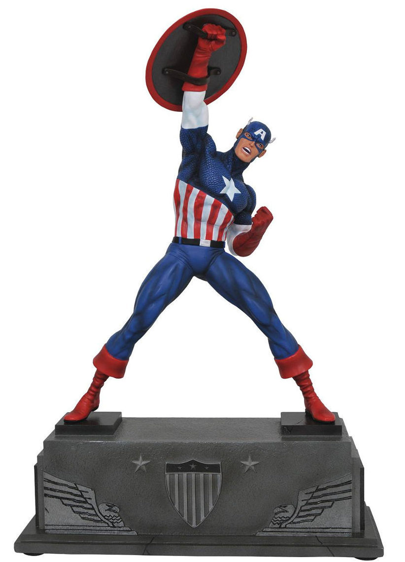 Marvel Gallery Daredevil & Premier Captain America Statues