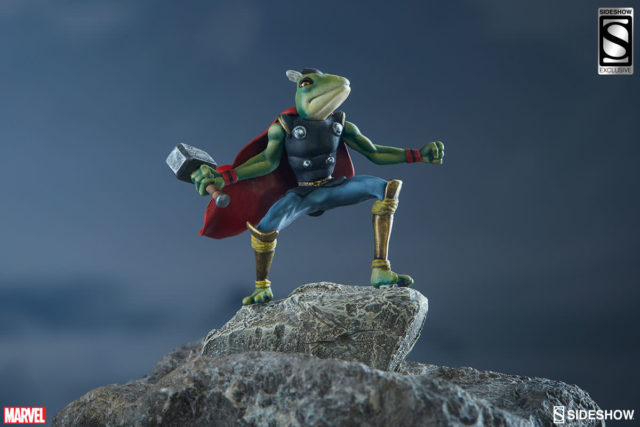 Sideshow Exclusive Thor Frog Figure with Thor Sixth Scale Figure