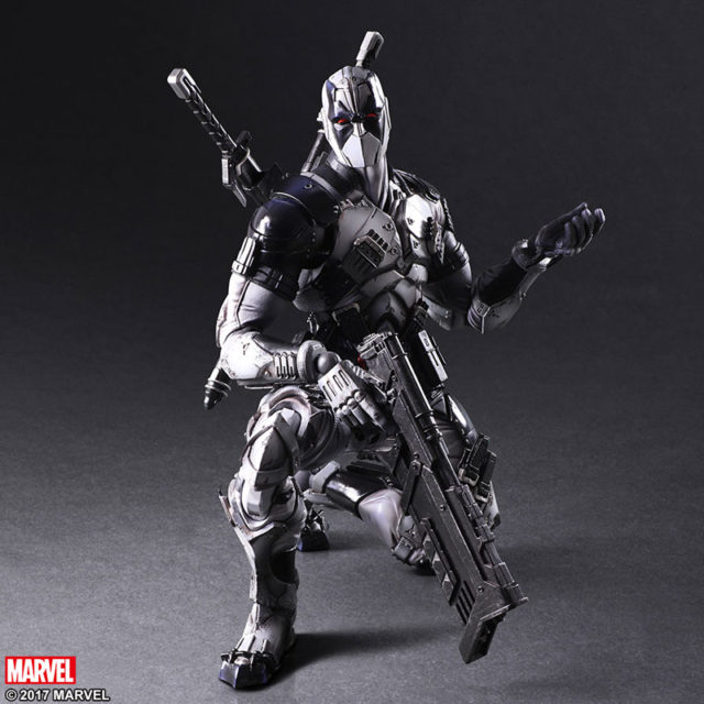 Square-Enix Play Arts Kai Marvel X-Force Deadpool Action Figure