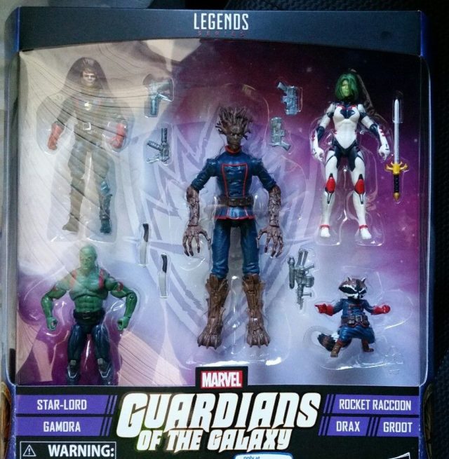 Toys R Us Exclusive Marvel Legends Guardians of the Galaxy Figures 5-Pack