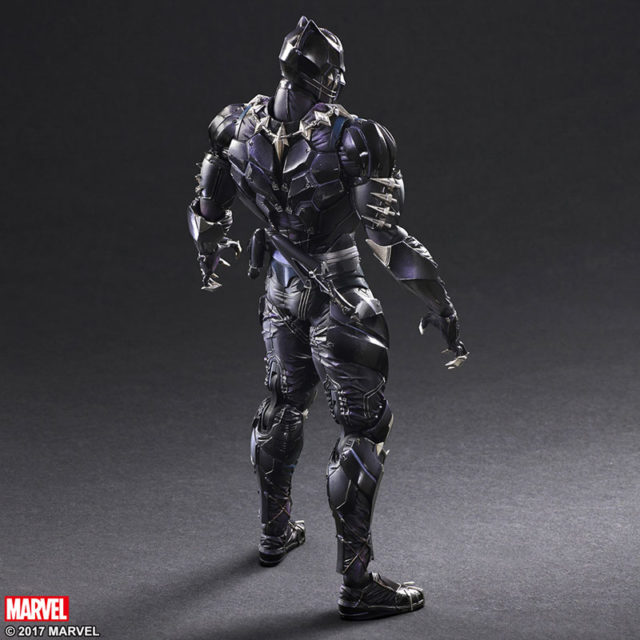 Back of PAK Black Panther Action Figure