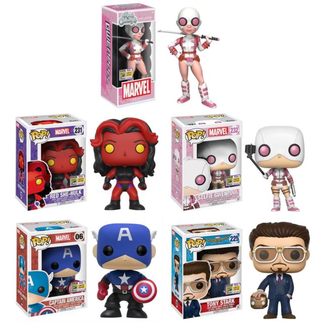 Funko Marvel SDCC 2017 Exclusives