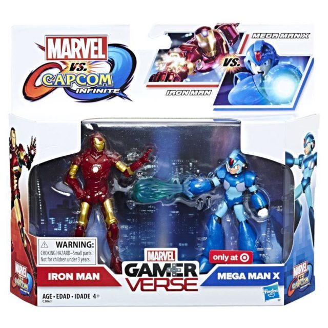 Hasbro Marvel vs Capcom Infinite Figures Mega Man X vs Iron Man Hi-Res