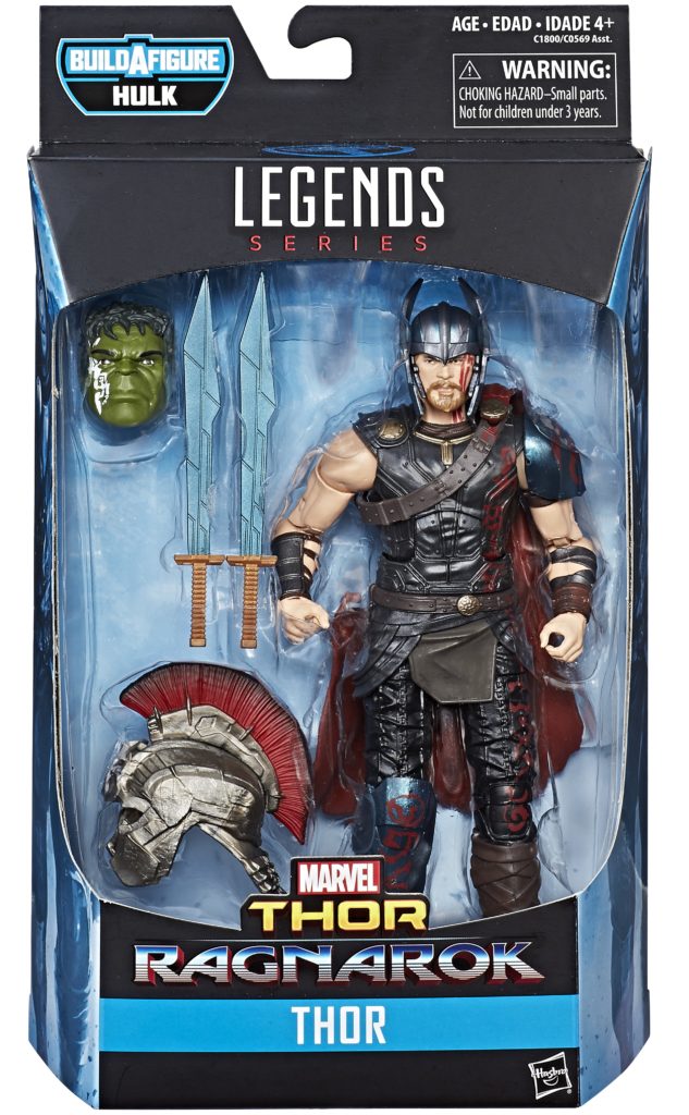 Hasbro Thor Ragnarok Marvel Legends Thor Packaged