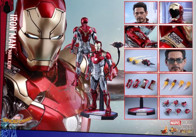 Hot Toys Iron Man Mark 47 Die-Cast Figure and Accessories