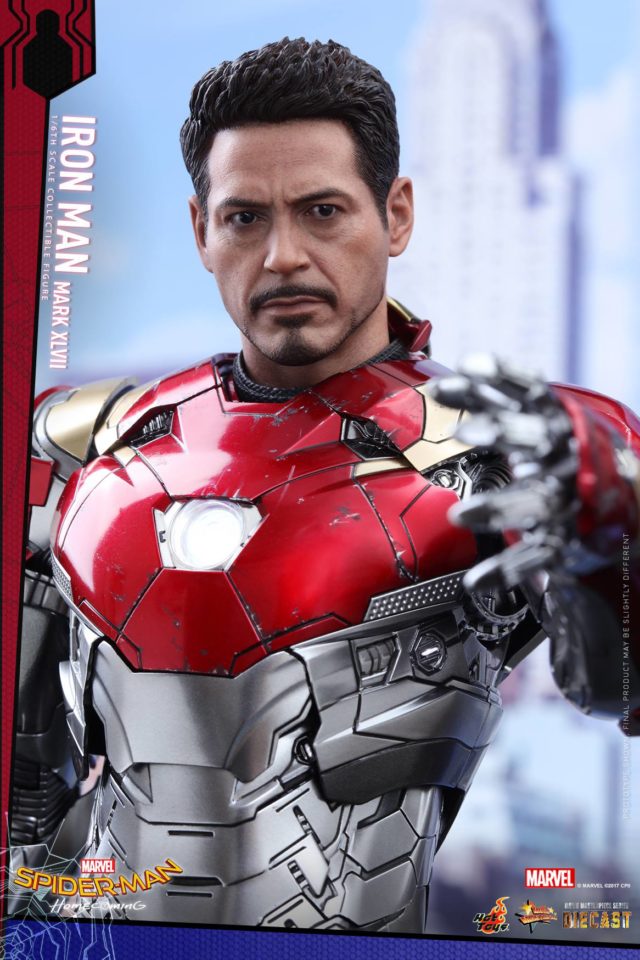 Hot Toys Spider-Man Homecoming Tony Stark Head Sculpt