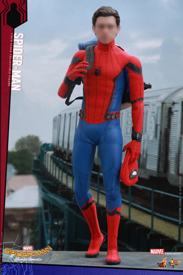 Hot Toys Unmasked Spider-Man Tom Holland Head