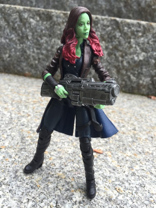 2017 Marvel Legends Gamora Figure Holding Blaster Gun