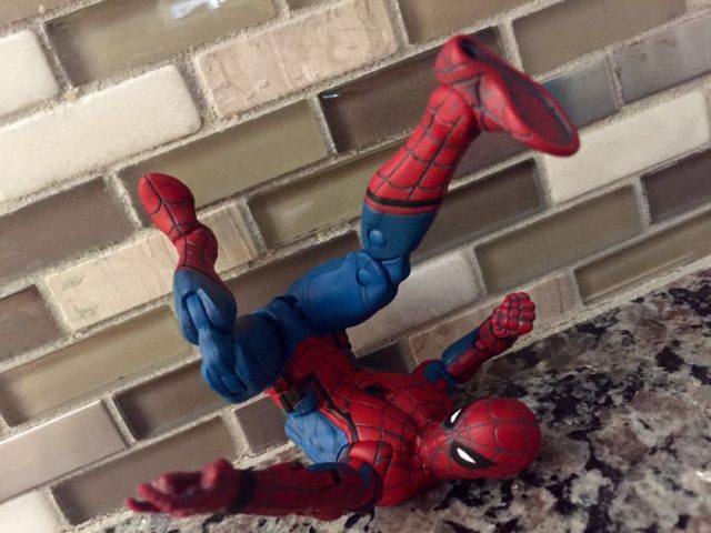 Spider-Man Homecoming Marvel Legends Web Wings Spider-Man Articulation