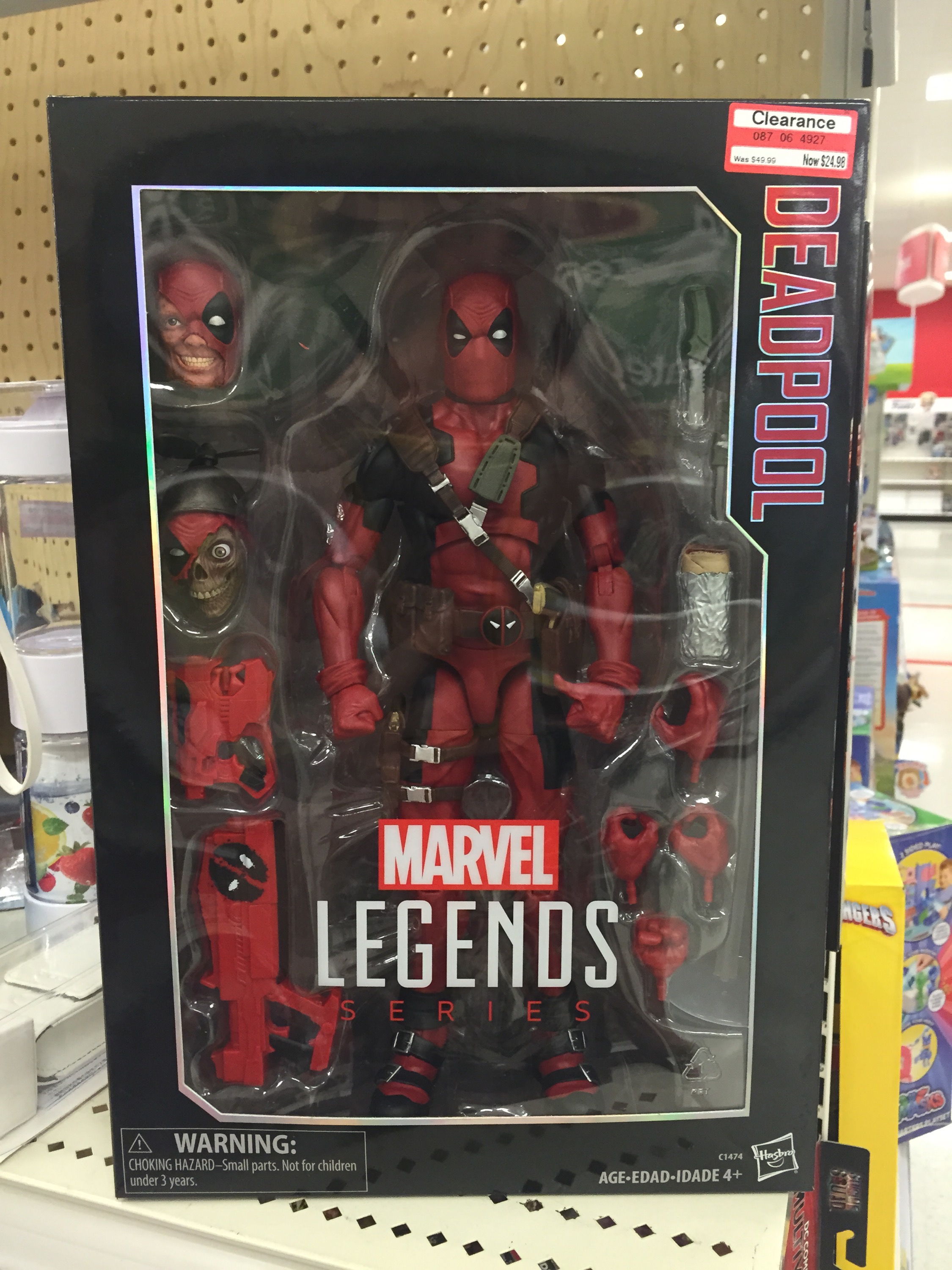 Marvel Legends series Marvel's Deadpool 4" Inch/10cm figura de acción de Hasbro 
