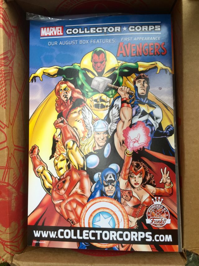 Marvel Collector Corps First Appearance Avengers Box Ad