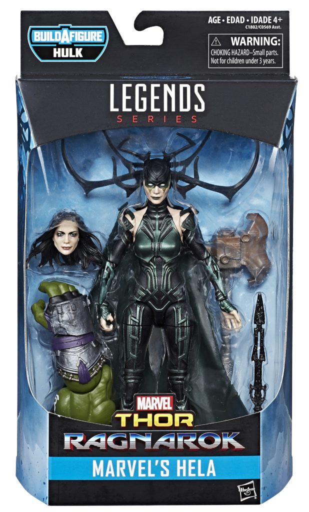 Marvel Legends Hela Figure Packaged