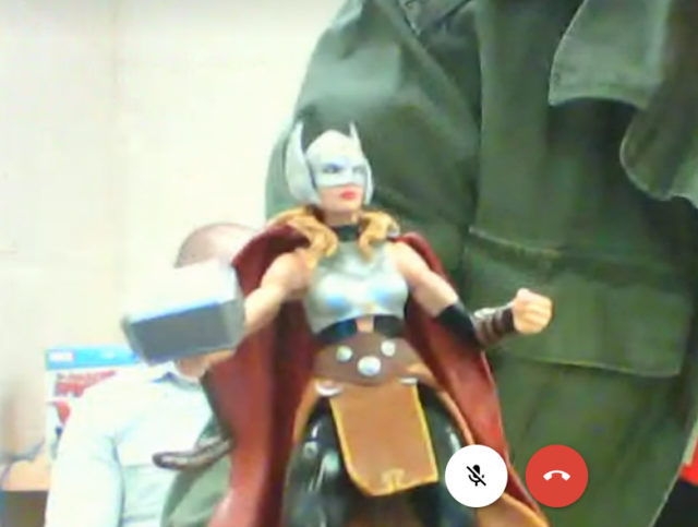 Marvel Legends Jane Foster Thor Screenshot Hasbro Google Hangout