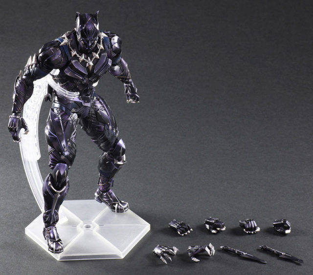 Marvel Play Arts Kai Black Panther Figure and Accessories