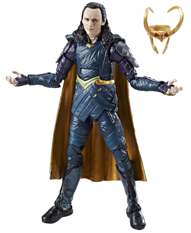 Thor Ragnarok Marvel Legends Loki with Helmet Off