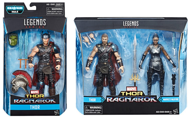 Thor Ragnarok Marvel Legends Valkyrie and Gladiator Thor