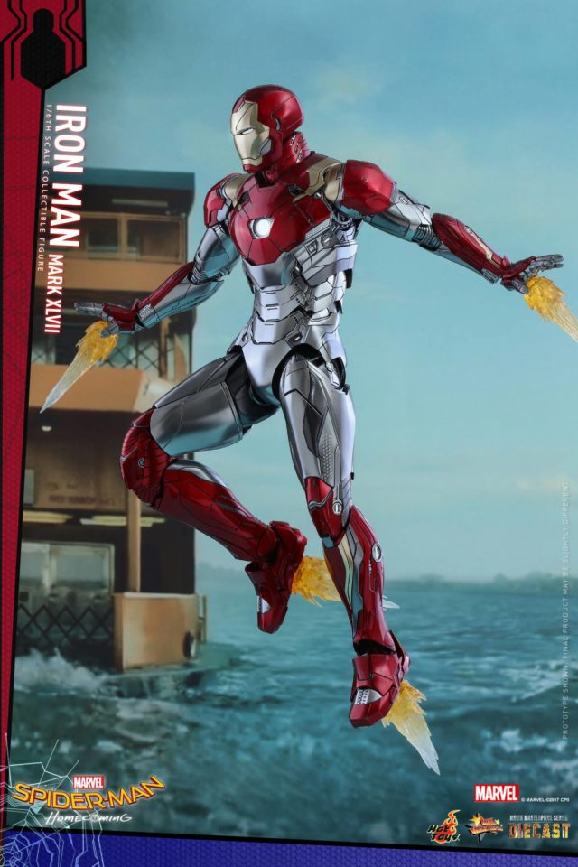 Thrust Effects Piece on Hot Toys Iron Man Mark 47 Figure