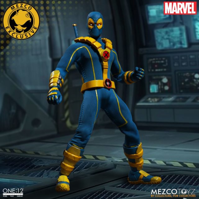 X-Men Blue Deadpool Mezco ONE 12 Collective Variant Figure