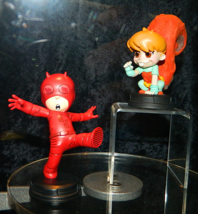 2017 SDCC Gentle Giant Skottie Young Daredevil Squirrel Girl Marvel Animated Babies Statues