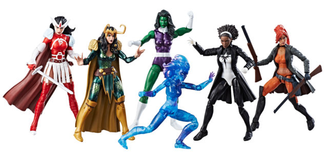 2017 San Diego Comic Con Exclusive Marvel Legends A-Force Figures