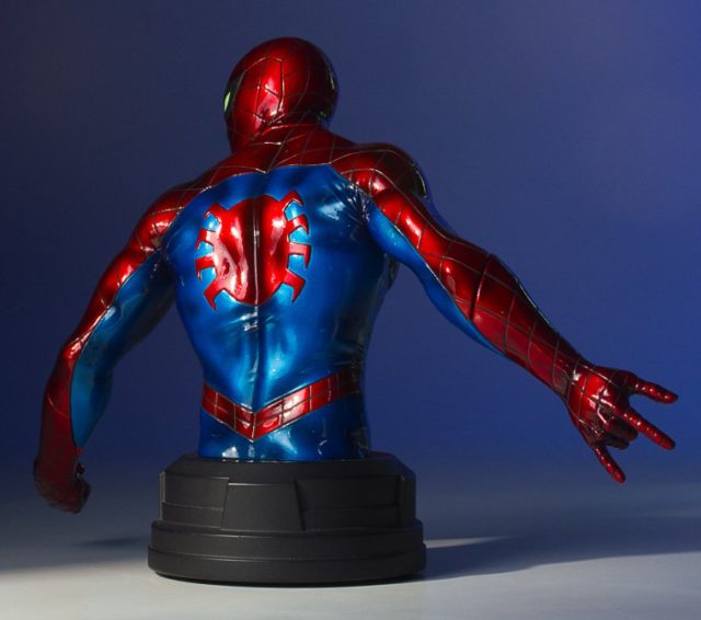 Back of Gentle Giant Spider-Man Mark IV Mini Bust