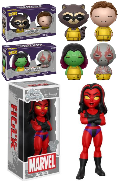 D23 Expo 2017 Funko Exclusives! GOTG Dorbz & Red She-Hulk