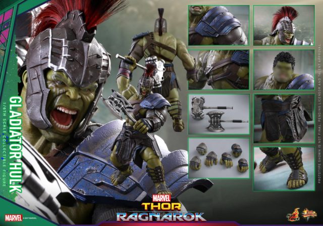Hot Toys Gladiator Hulk Figure and Accessories