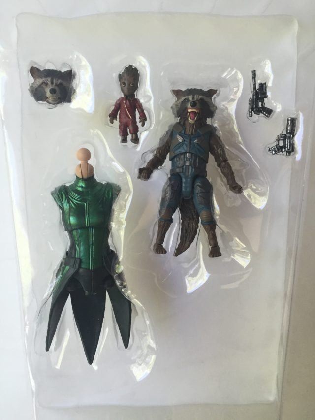 Marvel Legends GOTG 2 Rocket Raccoon Figure and Accessories Mantis Torso