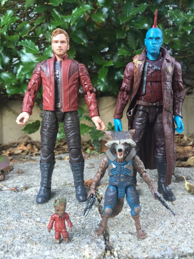 Size Scale Comparison GOTG Legends Rocket Raccoon Star-Lord Yondu