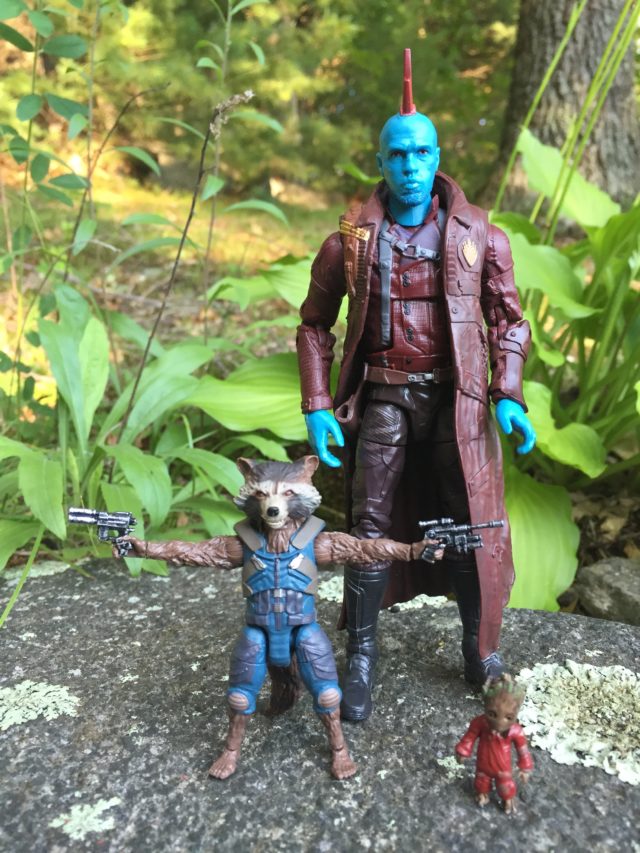 Guardians of the Galaxy Legends Yondu Rocket Raccoon Baby Groot