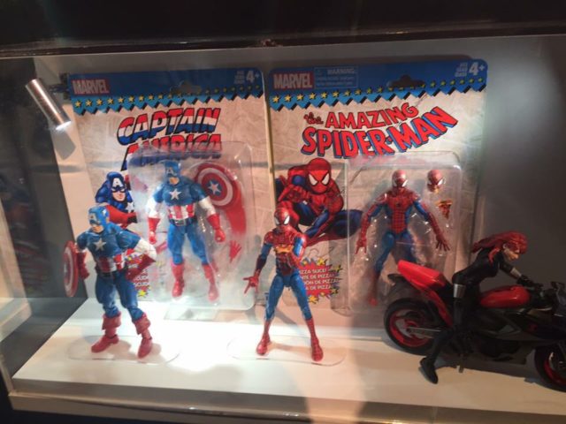 Marvel Legends Vintage Series Spider-Man and Captain America