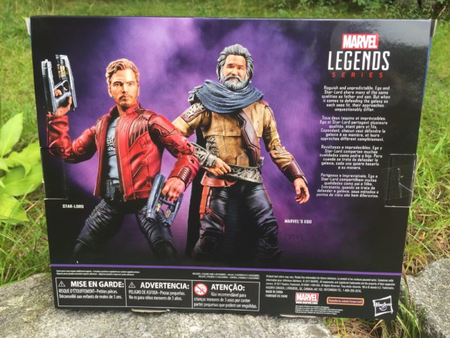Marvel Legends Guardians of the Galaxy Two-Pack Box Back