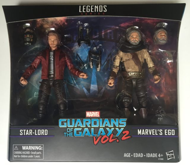 Marvel Legends Ego & Star-Lord Two Pack Packaged