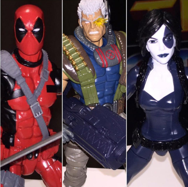 Marvel Legends 2018 Deadpool Domino Cable Figures