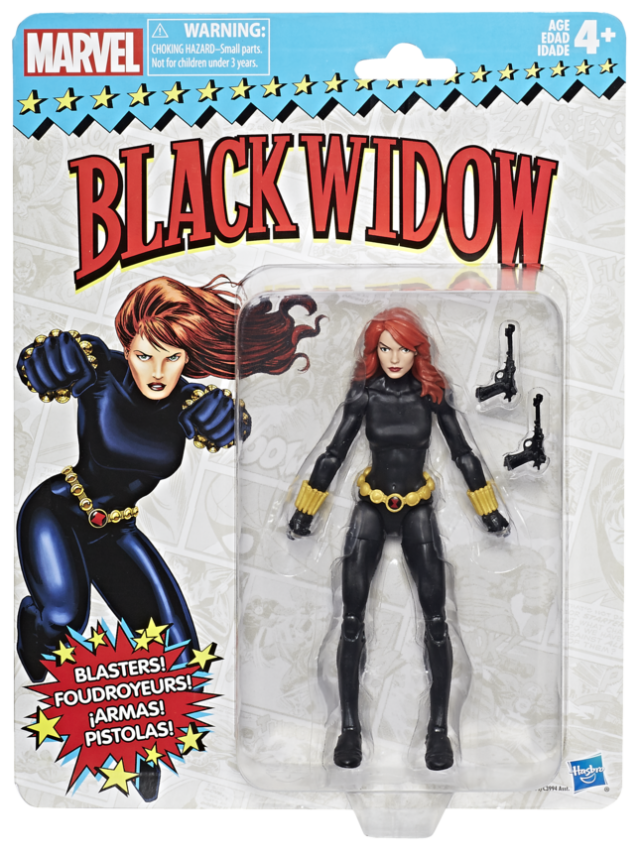 Marvel Legends Vintage Series Black Widow Figure