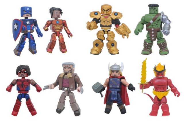 Marvel Minimates Wave 74 Figures Ironheart King Hulk Surtur