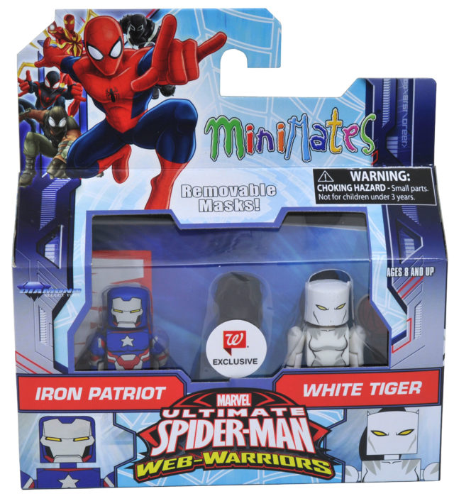 Marvel Minimates White Tiger and Iron Patriot Figures