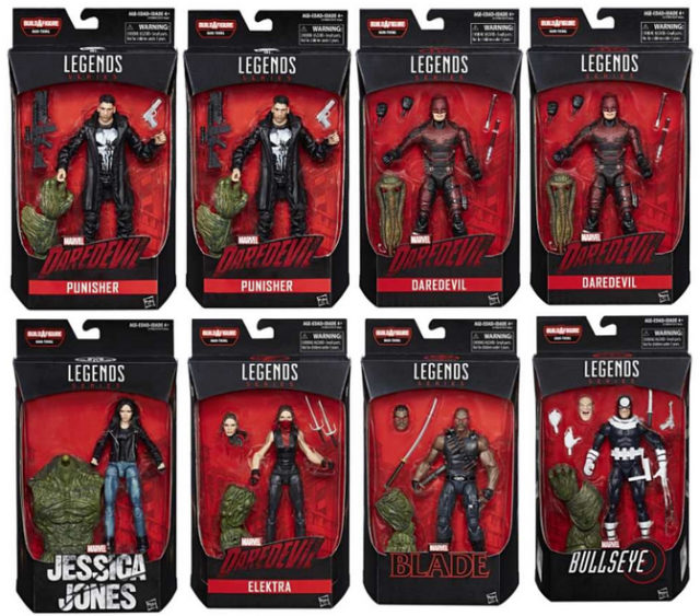 Marvel legends Netflix Series Case Ratios