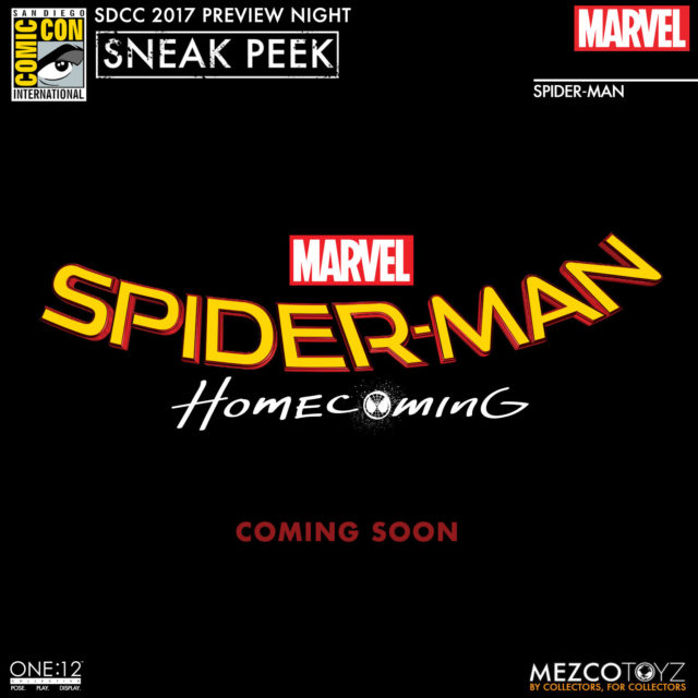 SDCC 2017 Mezco Toyz Spider-Man Homecoming ONE 12 Collective Figure Coming Soon