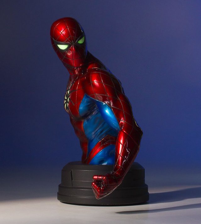 Side View of Gentle Giant Ltd. Spider-Man Spider-Armor Mark IV Bust