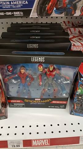 spider man iron man 2 pack